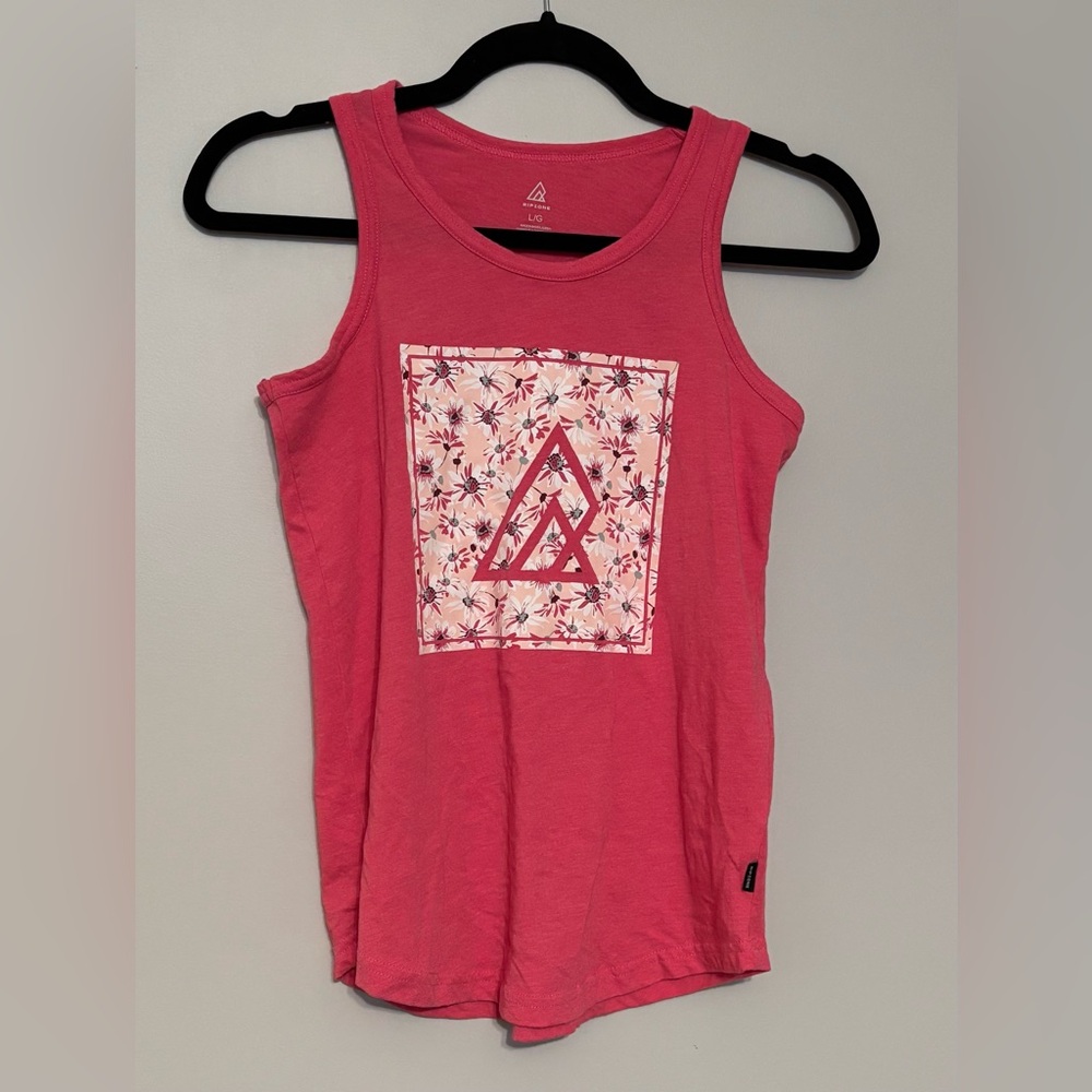 Ripzone Pink Graphic Tank Top